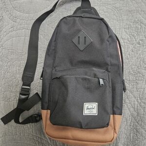 Herschel Supply Company Black and Brown Men's Bag